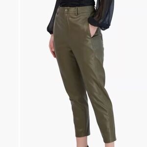 BCBGeneration Olive‎ Faux Leather Pants (S)